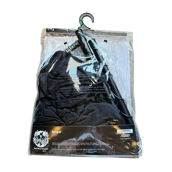 Spirit Halloween Reaper Youth Kids Size Large 12/14 Holiday Costume - Picture 2 of 6